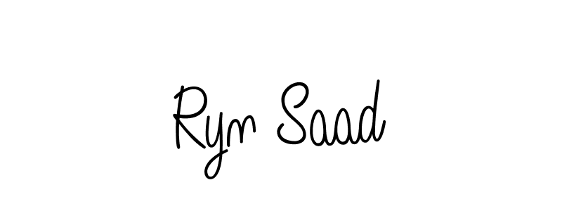 How to Draw Ryn Saad signature style? Angelique-Rose-font-FFP is a latest design signature styles for name Ryn Saad. Ryn Saad signature style 5 images and pictures png