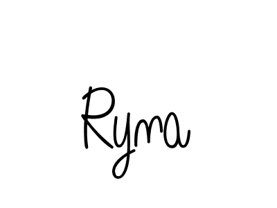 The best way (Angelique-Rose-font-FFP) to make a short signature is to pick only two or three words in your name. The name Ryna include a total of six letters. For converting this name. Ryna signature style 5 images and pictures png