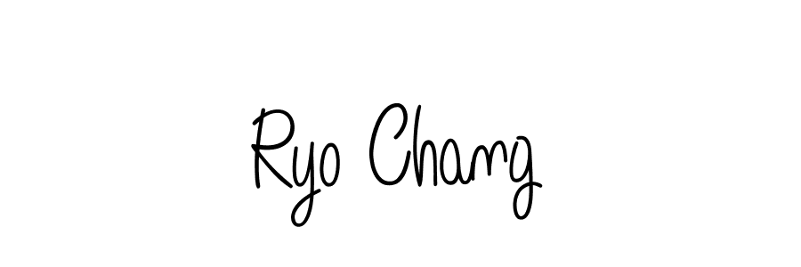 How to make Ryo Chang signature? Angelique-Rose-font-FFP is a professional autograph style. Create handwritten signature for Ryo Chang name. Ryo Chang signature style 5 images and pictures png