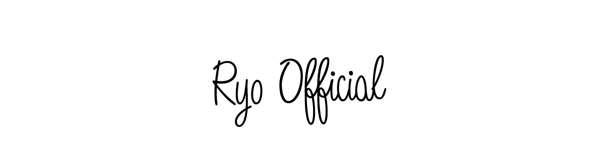 You can use this online signature creator to create a handwritten signature for the name Ryo Official. This is the best online autograph maker. Ryo Official signature style 5 images and pictures png