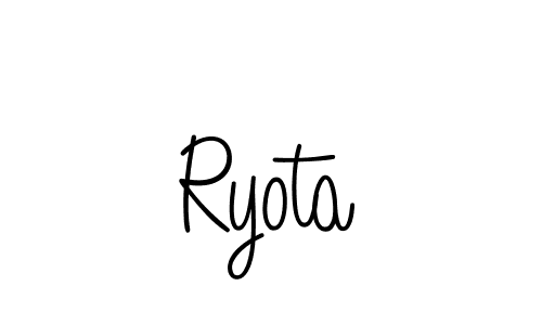 How to make Ryota signature? Angelique-Rose-font-FFP is a professional autograph style. Create handwritten signature for Ryota name. Ryota signature style 5 images and pictures png