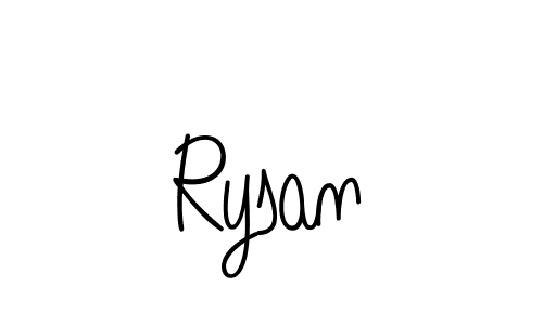 Best and Professional Signature Style for Rysan. Angelique-Rose-font-FFP Best Signature Style Collection. Rysan signature style 5 images and pictures png