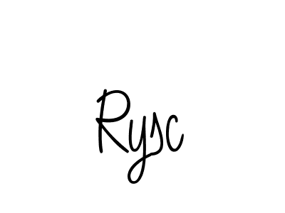 Make a beautiful signature design for name Rysc. Use this online signature maker to create a handwritten signature for free. Rysc signature style 5 images and pictures png