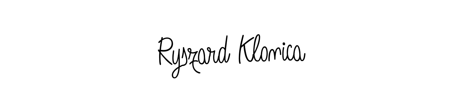 Check out images of Autograph of Ryszard Klonica name. Actor Ryszard Klonica Signature Style. Angelique-Rose-font-FFP is a professional sign style online. Ryszard Klonica signature style 5 images and pictures png