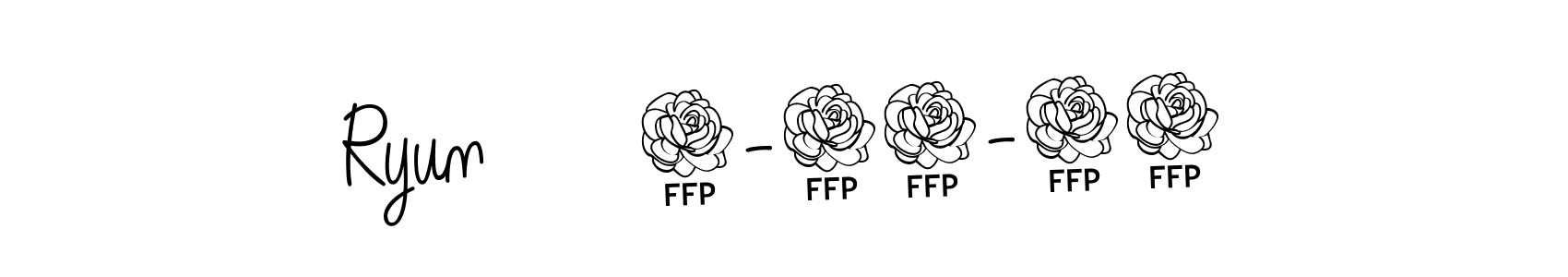 Make a beautiful signature design for name Ryun      6-12-24. Use this online signature maker to create a handwritten signature for free. Ryun      6-12-24 signature style 5 images and pictures png