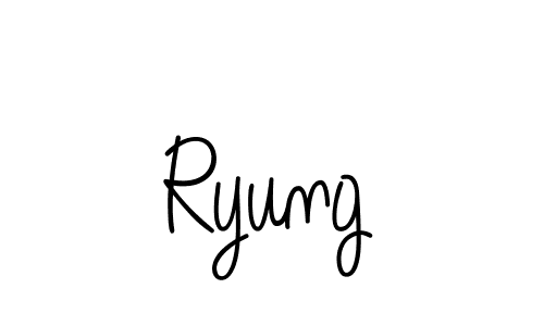 if you are searching for the best signature style for your name Ryung. so please give up your signature search. here we have designed multiple signature styles  using Angelique-Rose-font-FFP. Ryung signature style 5 images and pictures png