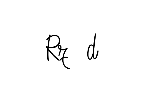 How to make Rząd name signature. Use Angelique-Rose-font-FFP style for creating short signs online. This is the latest handwritten sign. Rząd signature style 5 images and pictures png