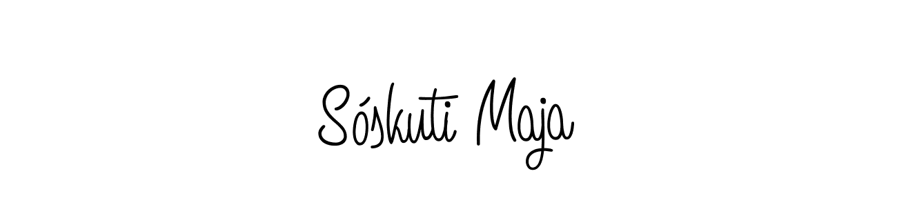 Check out images of Autograph of Sóskuti Maja name. Actor Sóskuti Maja Signature Style. Angelique-Rose-font-FFP is a professional sign style online. Sóskuti Maja signature style 5 images and pictures png