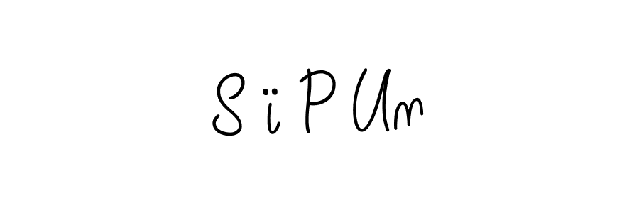 How to make S ï P Un name signature. Use Angelique-Rose-font-FFP style for creating short signs online. This is the latest handwritten sign. S ï P Un signature style 5 images and pictures png