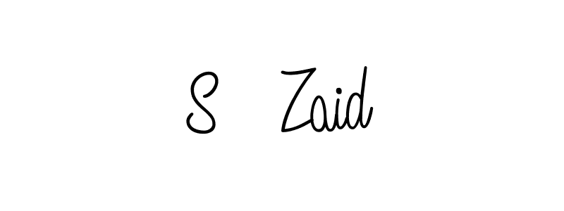 How to Draw S   Zaid signature style? Angelique-Rose-font-FFP is a latest design signature styles for name S   Zaid. S   Zaid signature style 5 images and pictures png