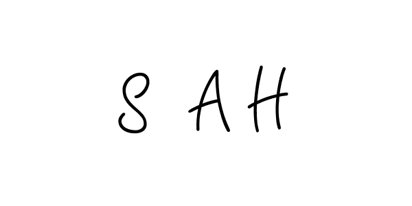 Best and Professional Signature Style for S  A H. Angelique-Rose-font-FFP Best Signature Style Collection. S  A H signature style 5 images and pictures png