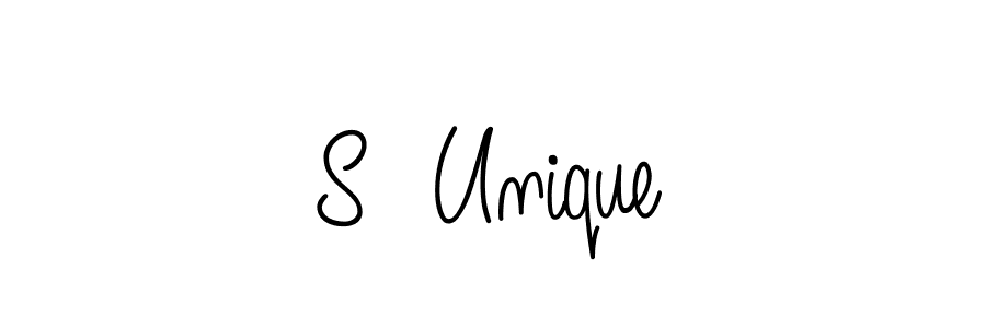 Angelique-Rose-font-FFP is a professional signature style that is perfect for those who want to add a touch of class to their signature. It is also a great choice for those who want to make their signature more unique. Get S  Unique name to fancy signature for free. S  Unique signature style 5 images and pictures png