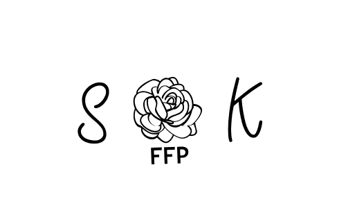 The best way (Angelique-Rose-font-FFP) to make a short signature is to pick only two or three words in your name. The name S 2 K include a total of six letters. For converting this name. S 2 K signature style 5 images and pictures png