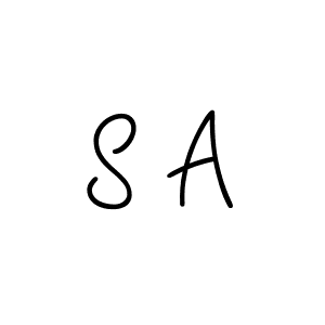 Use a signature maker to create a handwritten signature online. With this signature software, you can design (Angelique-Rose-font-FFP) your own signature for name S A. S A signature style 5 images and pictures png