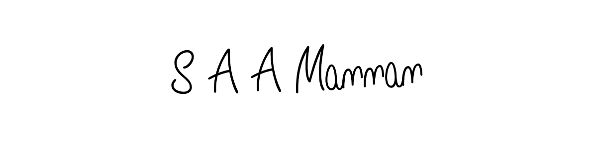 You can use this online signature creator to create a handwritten signature for the name S A A Mannan. This is the best online autograph maker. S A A Mannan signature style 5 images and pictures png