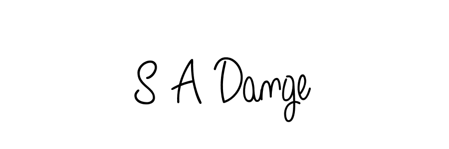 It looks lik you need a new signature style for name S A Dange. Design unique handwritten (Angelique-Rose-font-FFP) signature with our free signature maker in just a few clicks. S A Dange signature style 5 images and pictures png