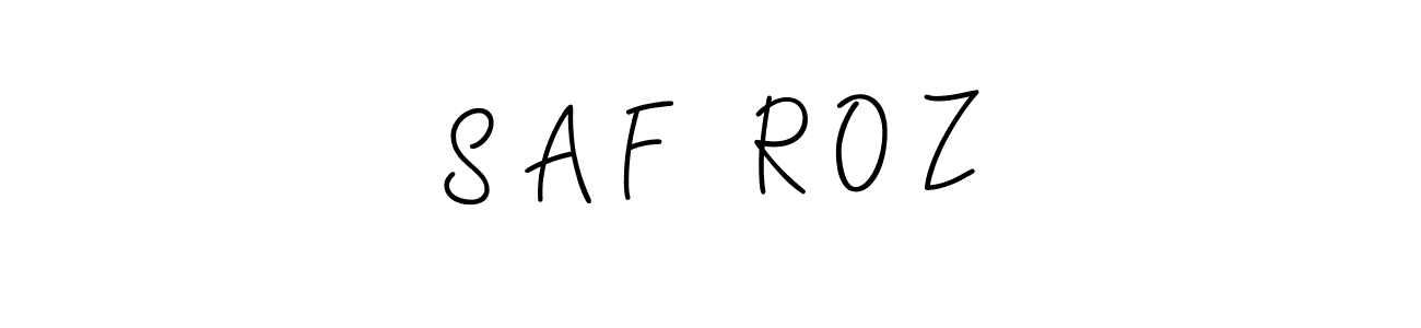 Create a beautiful signature design for name S A F   R O Z. With this signature (Angelique-Rose-font-FFP) fonts, you can make a handwritten signature for free. S A F   R O Z signature style 5 images and pictures png