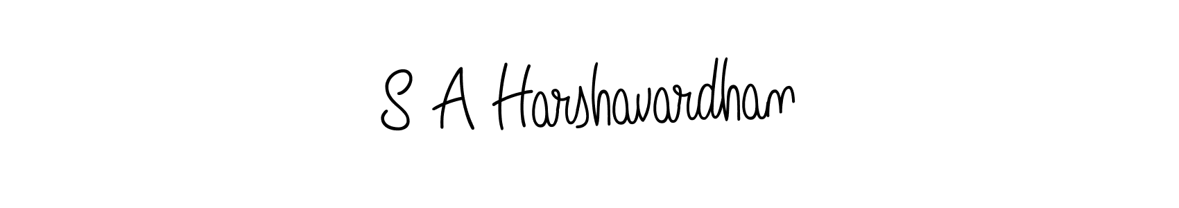 The best way (Angelique-Rose-font-FFP) to make a short signature is to pick only two or three words in your name. The name S A Harshavardhan include a total of six letters. For converting this name. S A Harshavardhan signature style 5 images and pictures png