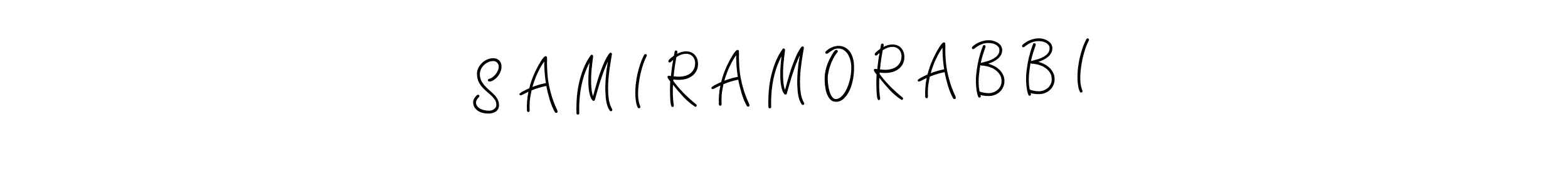 Make a beautiful signature design for name S A M I R A M O R A B B I. Use this online signature maker to create a handwritten signature for free. S A M I R A M O R A B B I signature style 5 images and pictures png