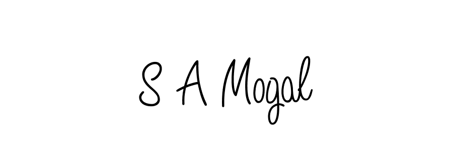 Once you've used our free online signature maker to create your best signature Angelique-Rose-font-FFP style, it's time to enjoy all of the benefits that S A Mogal name signing documents. S A Mogal signature style 5 images and pictures png