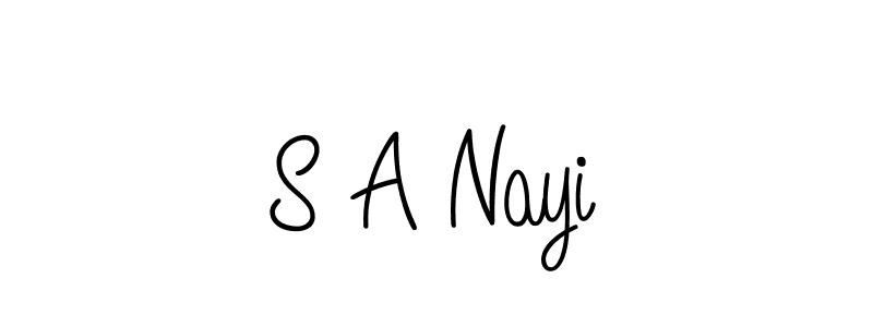 Check out images of Autograph of S A Nayi name. Actor S A Nayi Signature Style. Angelique-Rose-font-FFP is a professional sign style online. S A Nayi signature style 5 images and pictures png