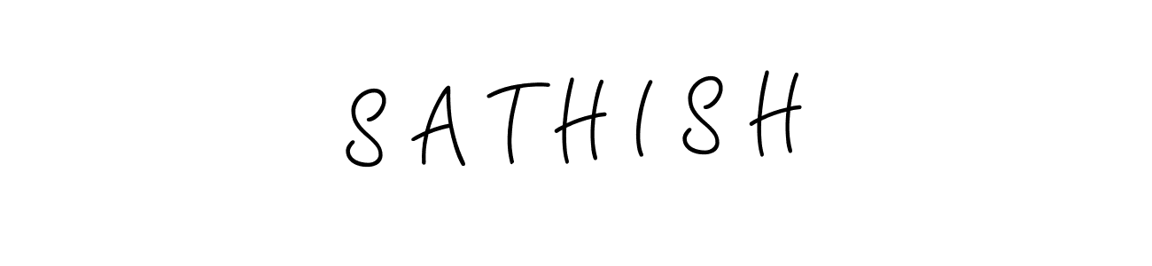 How to make S A T H I S H signature? Angelique-Rose-font-FFP is a professional autograph style. Create handwritten signature for S A T H I S H name. S A T H I S H signature style 5 images and pictures png