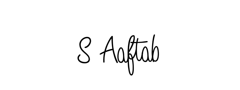 How to Draw S Aaftab signature style? Angelique-Rose-font-FFP is a latest design signature styles for name S Aaftab. S Aaftab signature style 5 images and pictures png