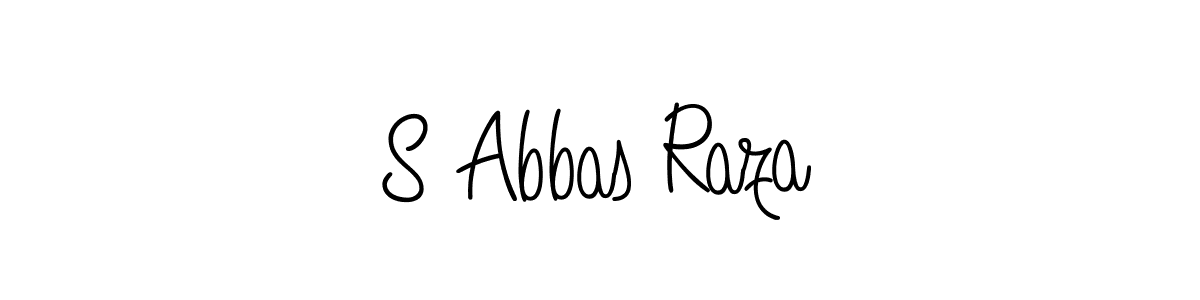 Also we have S Abbas Raza name is the best signature style. Create professional handwritten signature collection using Angelique-Rose-font-FFP autograph style. S Abbas Raza signature style 5 images and pictures png