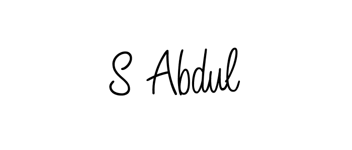 Check out images of Autograph of S Abdul name. Actor S Abdul Signature Style. Angelique-Rose-font-FFP is a professional sign style online. S Abdul signature style 5 images and pictures png