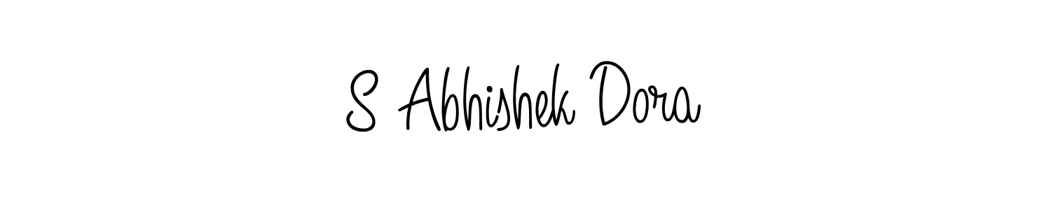 Make a short S Abhishek Dora signature style. Manage your documents anywhere anytime using Angelique-Rose-font-FFP. Create and add eSignatures, submit forms, share and send files easily. S Abhishek Dora signature style 5 images and pictures png