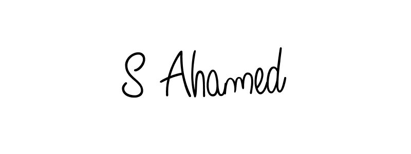 How to Draw S Ahamed signature style? Angelique-Rose-font-FFP is a latest design signature styles for name S Ahamed. S Ahamed signature style 5 images and pictures png