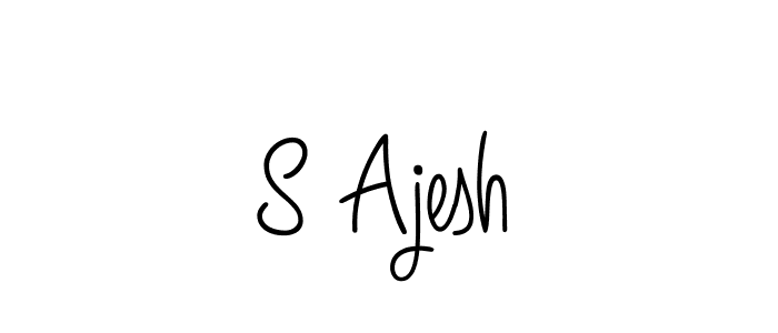 How to make S Ajesh signature? Angelique-Rose-font-FFP is a professional autograph style. Create handwritten signature for S Ajesh name. S Ajesh signature style 5 images and pictures png