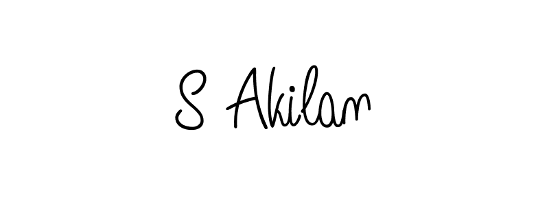 How to Draw S Akilan signature style? Angelique-Rose-font-FFP is a latest design signature styles for name S Akilan. S Akilan signature style 5 images and pictures png