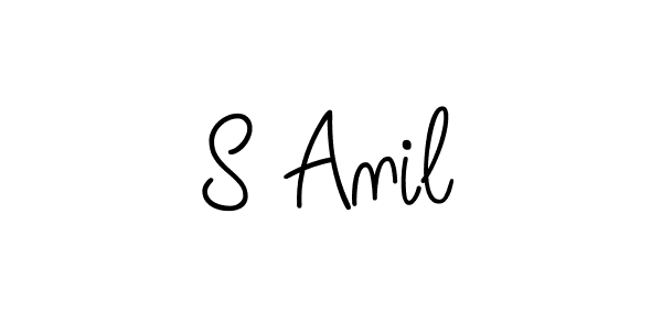 This is the best signature style for the S Anil name. Also you like these signature font (Angelique-Rose-font-FFP). Mix name signature. S Anil signature style 5 images and pictures png