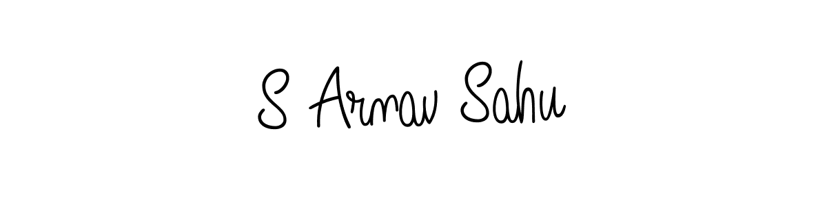 Check out images of Autograph of S Arnav Sahu name. Actor S Arnav Sahu Signature Style. Angelique-Rose-font-FFP is a professional sign style online. S Arnav Sahu signature style 5 images and pictures png