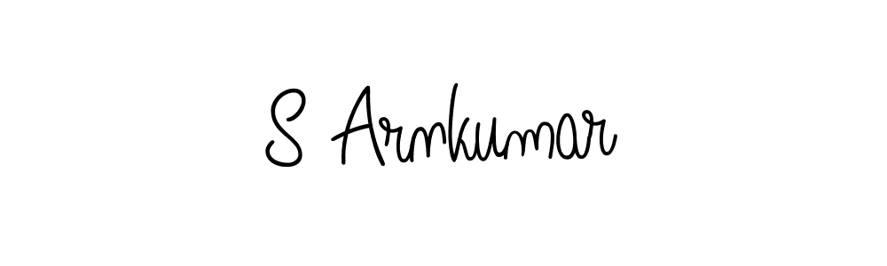 Design your own signature with our free online signature maker. With this signature software, you can create a handwritten (Angelique-Rose-font-FFP) signature for name S Arnkumar. S Arnkumar signature style 5 images and pictures png