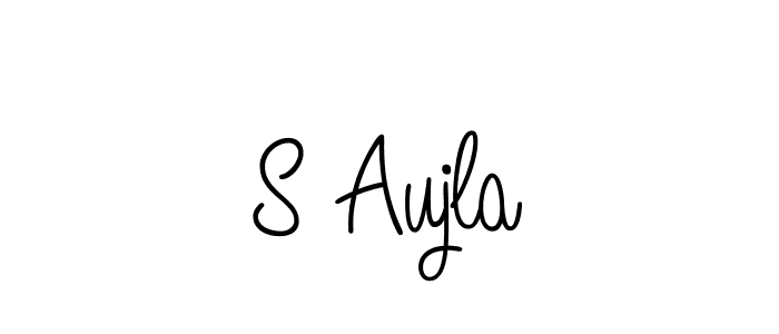 Make a beautiful signature design for name S Aujla. Use this online signature maker to create a handwritten signature for free. S Aujla signature style 5 images and pictures png