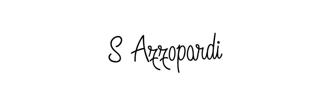 The best way (Angelique-Rose-font-FFP) to make a short signature is to pick only two or three words in your name. The name S Azzopardi include a total of six letters. For converting this name. S Azzopardi signature style 5 images and pictures png