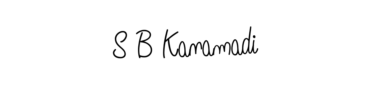 Make a beautiful signature design for name S B Kanamadi. Use this online signature maker to create a handwritten signature for free. S B Kanamadi signature style 5 images and pictures png