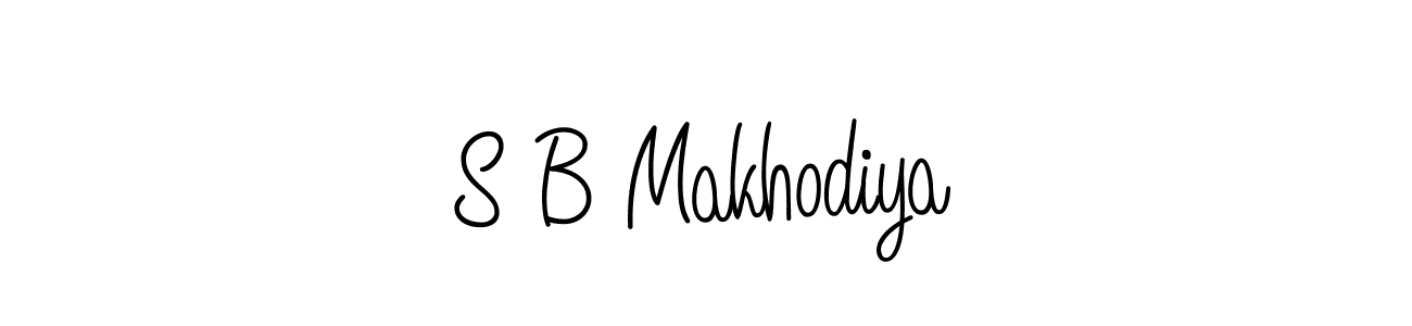 Once you've used our free online signature maker to create your best signature Angelique-Rose-font-FFP style, it's time to enjoy all of the benefits that S B Makhodiya name signing documents. S B Makhodiya signature style 5 images and pictures png