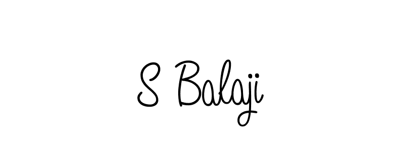 Angelique-Rose-font-FFP is a professional signature style that is perfect for those who want to add a touch of class to their signature. It is also a great choice for those who want to make their signature more unique. Get S Balaji name to fancy signature for free. S Balaji signature style 5 images and pictures png