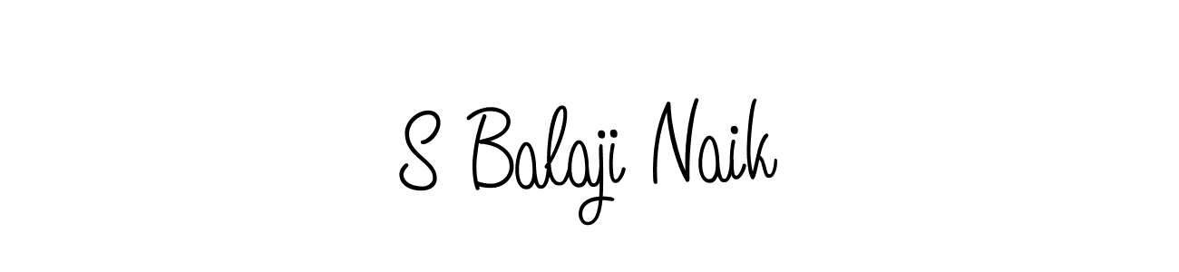 Make a beautiful signature design for name S Balaji Naik. Use this online signature maker to create a handwritten signature for free. S Balaji Naik signature style 5 images and pictures png