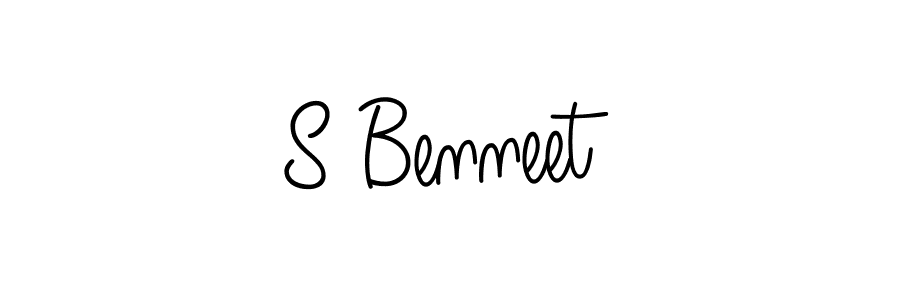 Check out images of Autograph of S Benneet name. Actor S Benneet Signature Style. Angelique-Rose-font-FFP is a professional sign style online. S Benneet signature style 5 images and pictures png