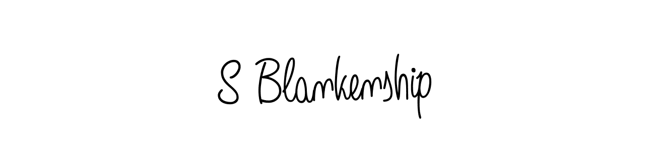 Design your own signature with our free online signature maker. With this signature software, you can create a handwritten (Angelique-Rose-font-FFP) signature for name S Blankenship. S Blankenship signature style 5 images and pictures png