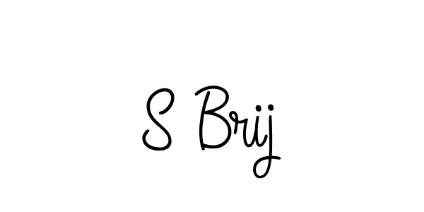 if you are searching for the best signature style for your name S Brij. so please give up your signature search. here we have designed multiple signature styles  using Angelique-Rose-font-FFP. S Brij signature style 5 images and pictures png