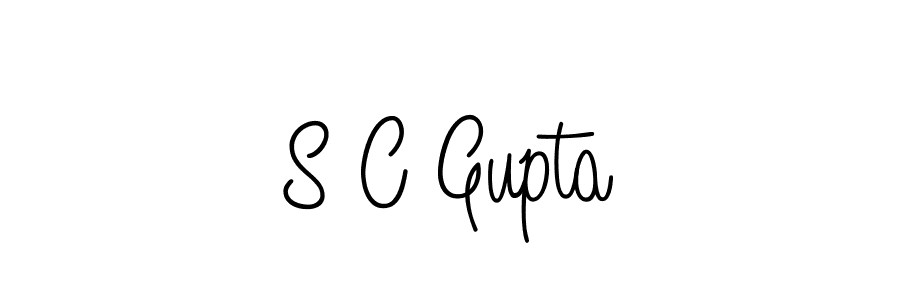 Make a beautiful signature design for name S C Gupta. Use this online signature maker to create a handwritten signature for free. S C Gupta signature style 5 images and pictures png