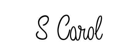 The Angelique-Rose-font-FFP signature style provides a bold statement for name S Carol. Designed for business owners, executives, and leaders. S Carol signature style 5 images and pictures png