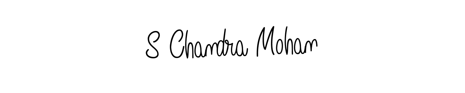 if you are searching for the best signature style for your name S Chandra Mohan. so please give up your signature search. here we have designed multiple signature styles  using Angelique-Rose-font-FFP. S Chandra Mohan signature style 5 images and pictures png