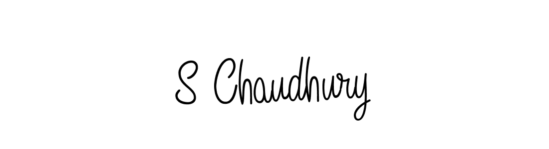 Also we have S Chaudhury name is the best signature style. Create professional handwritten signature collection using Angelique-Rose-font-FFP autograph style. S Chaudhury signature style 5 images and pictures png