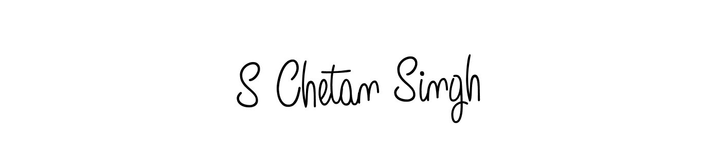 Design your own signature with our free online signature maker. With this signature software, you can create a handwritten (Angelique-Rose-font-FFP) signature for name S Chetan Singh. S Chetan Singh signature style 5 images and pictures png